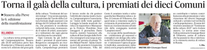 Premiazione Galà della Cultura 2025